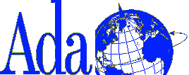 Ada World blue logo